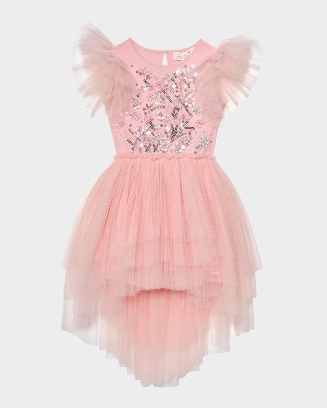 Girl's Gardens Gate Embellished Tutu Dress, Size 2